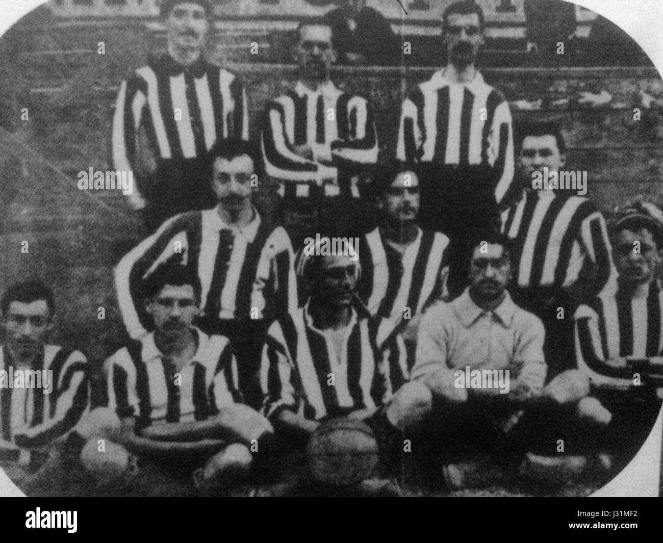 Foot-Ball Club Juventus, founded in 1909, is one of Italyâ€™s most successful and historic football clubs. With a rich history in Serie A and international competitions, Juventus is known for its iconic black and white striped kit and its passionate fan base. The club has a reputation for producing top-tier football talent and maintaining a strong legacy in both Italian and global football. Stock Photo