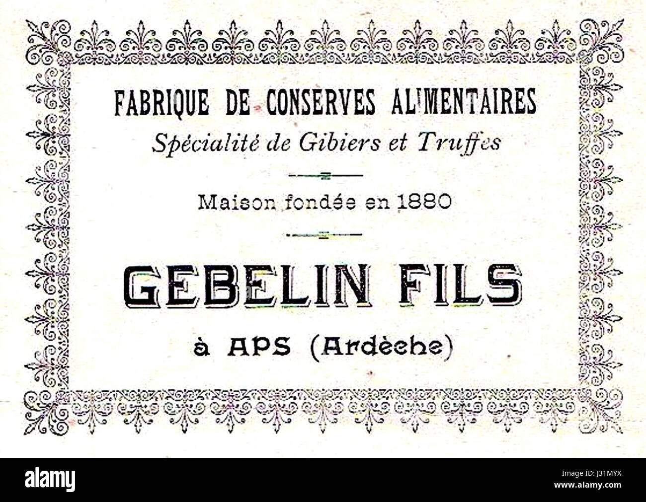 Aps Gibelin Trufficulteur Stock Photo