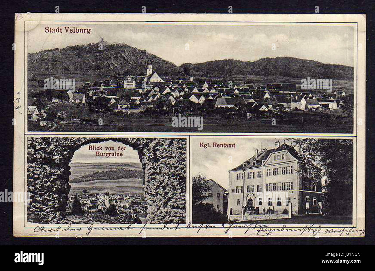 AK Velburg um 1917 Stock Photo