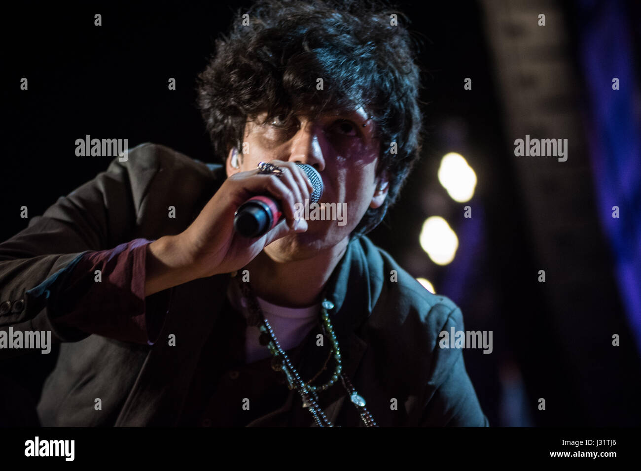 Rome, Italy. 01st May, 2017. Rome 01 May 2017, Concert of the First May in Piazza San Giovanni organized by unions CGIL, CISL, UIL. in the pictured a moment of the concert organized by unions Credit: Andrea Ronchini/Alamy Live News Stock Photo