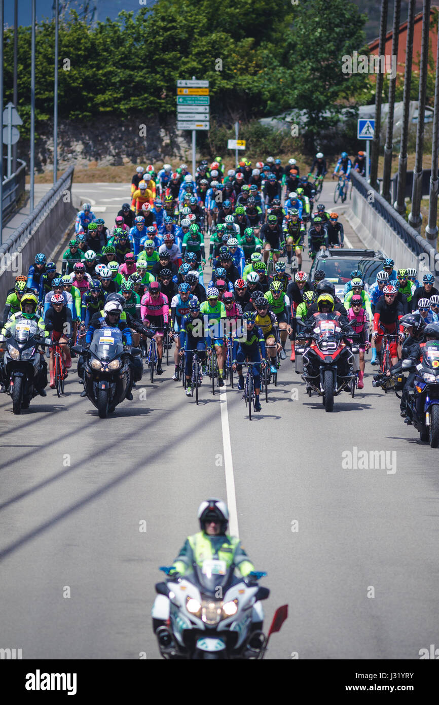 30/4/2017, Asturias, España. Vuelta Asturias, Stage 2. Photo: Cronos/Alvaro Campo Stock Photo