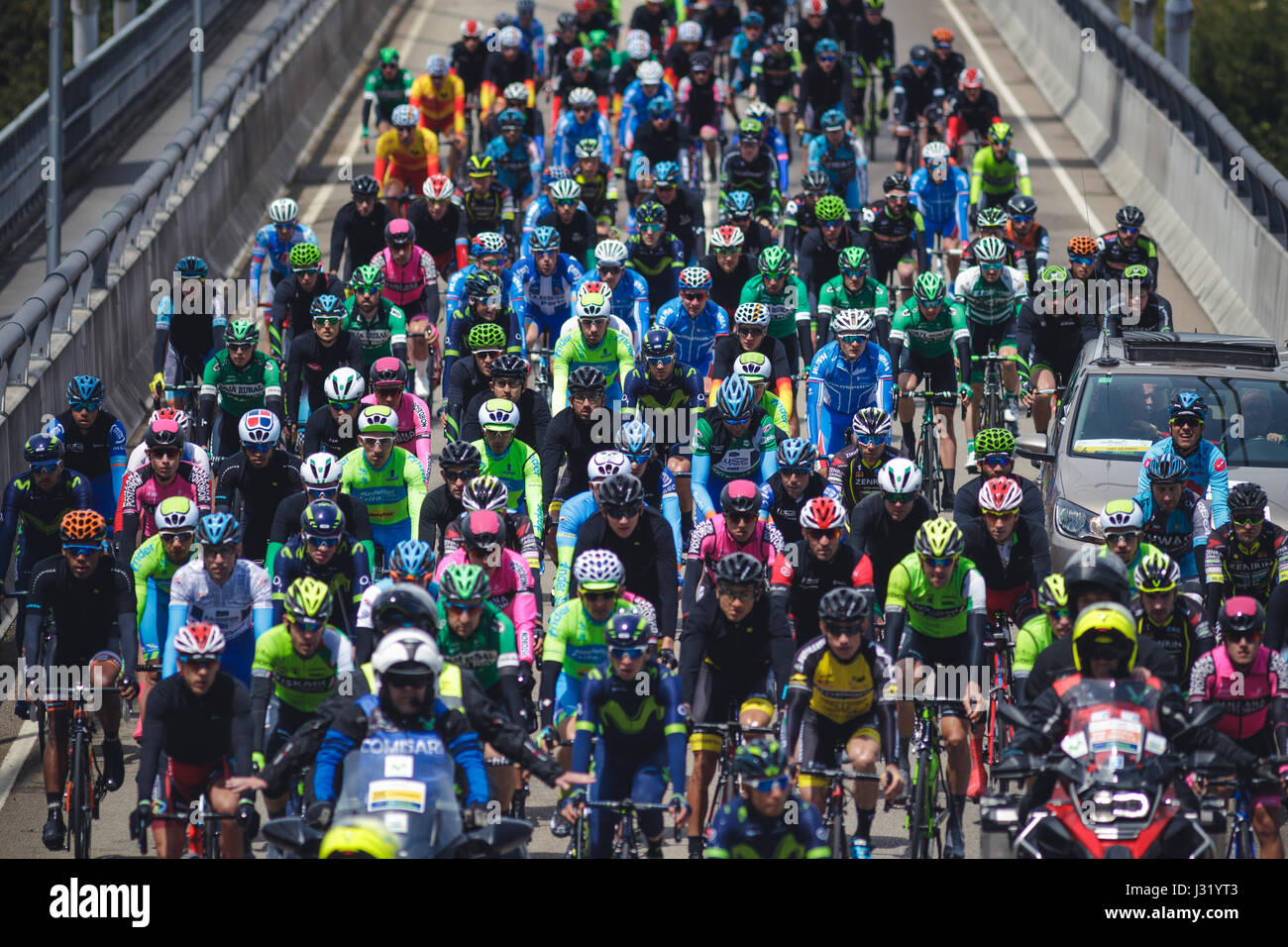 30/4/2017, Asturias, España. Vuelta Asturias, Stage 2. Photo: Cronos/Alvaro Campo Stock Photo