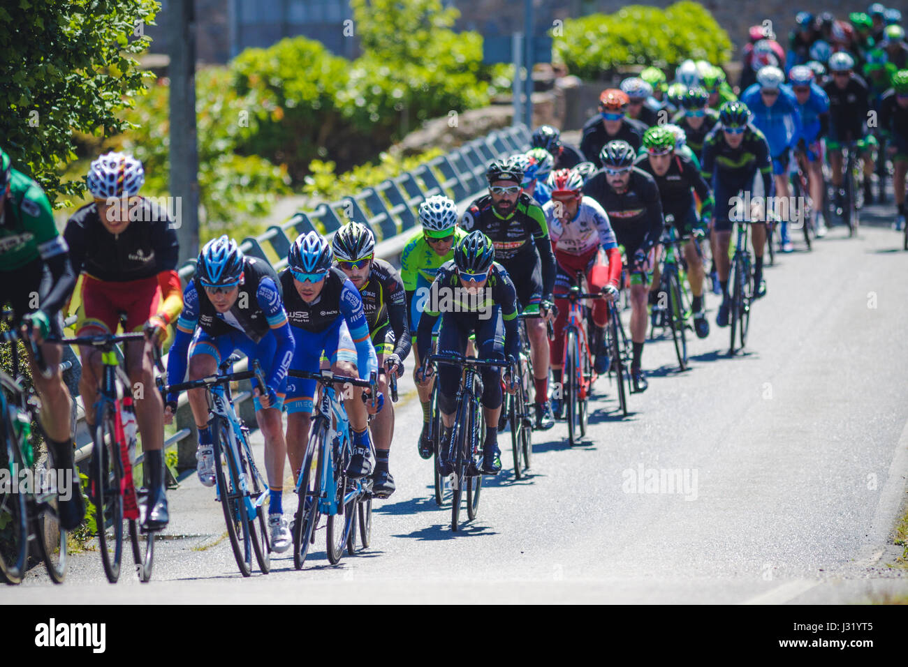 30/4/2017, Asturias, España. Vuelta Asturias, Stage 2. Photo: Cronos/Alvaro Campo Stock Photo