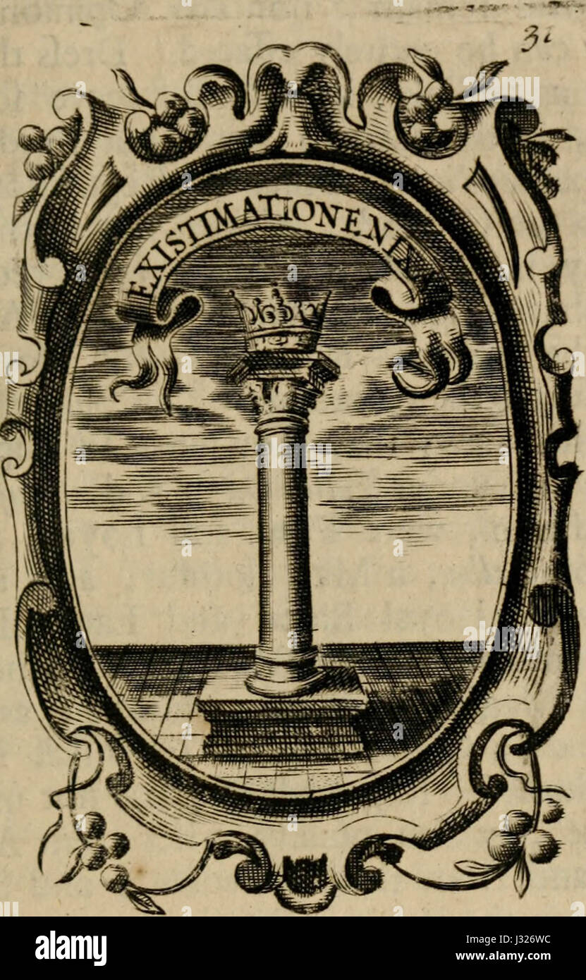 The royal politician represented in one hundred emblems' (1700) Stock Photo