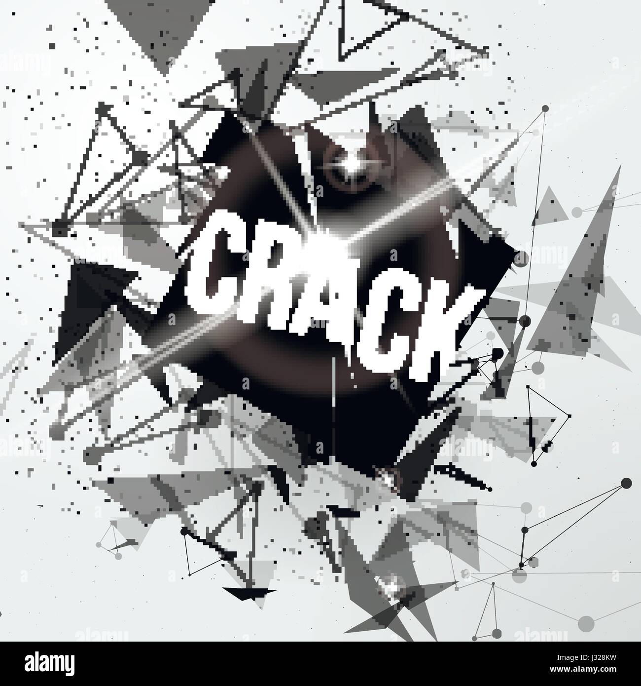 Abstract explosion background. Vector illustration Stock Vector Image ...