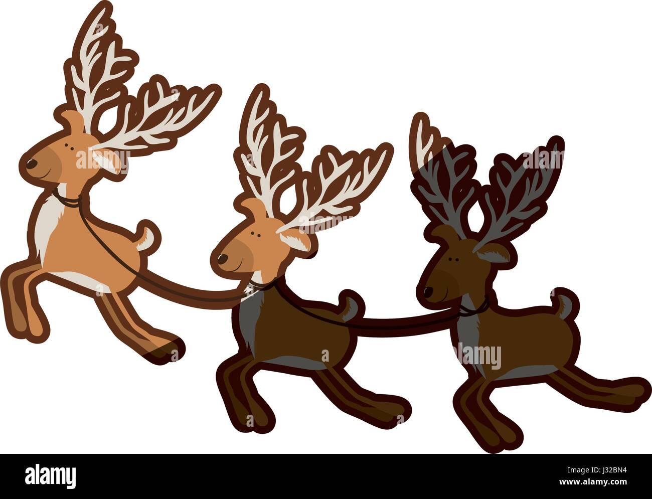 Christmas deer ears Cut Out Stock Images & Pictures - Page 2 - Alamy