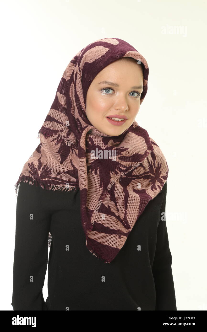 Young muslim woman wear scarf Stock Photo Alamy