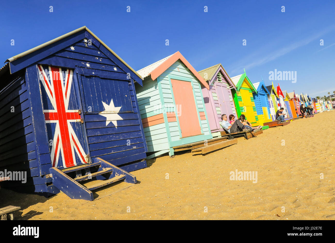 Brighton Beach Boxes, Victoria, Melbourne, Australia Stock Photo Alamy