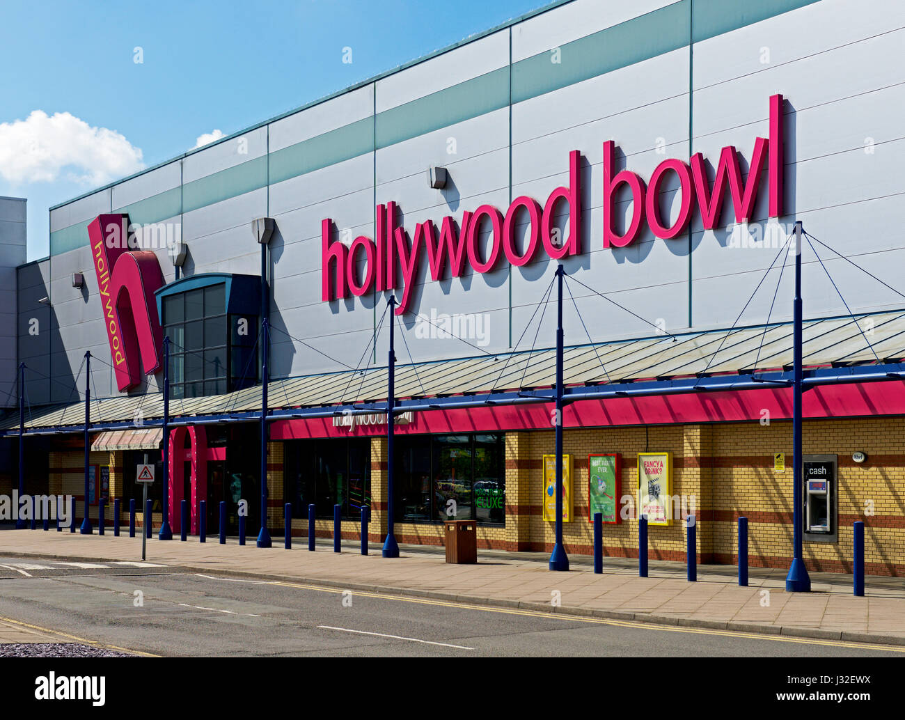 Hollywood Bowl, bowling alley, at Stevenage Leisure Park, Hertfordshire