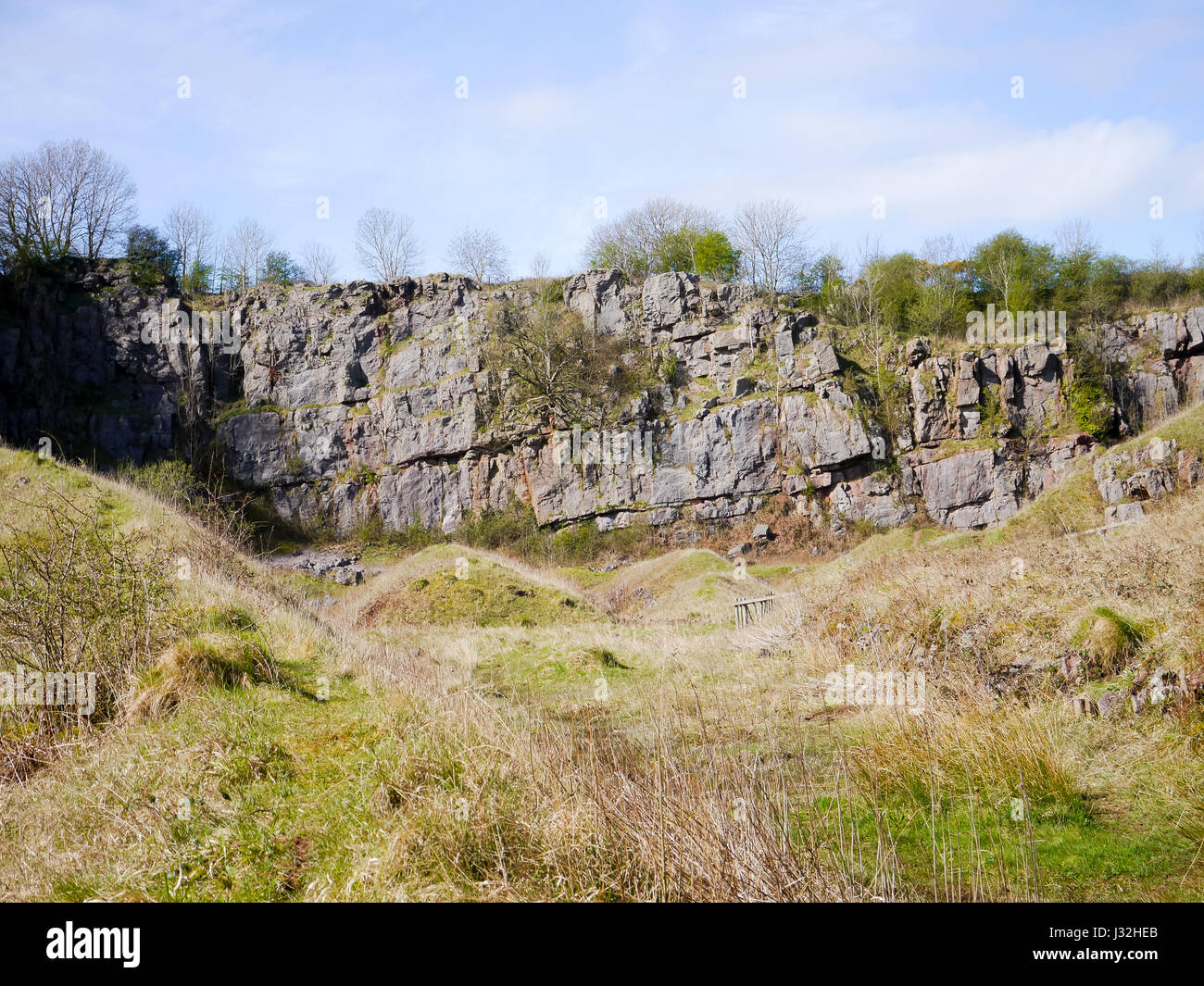 Clints Quarry nature reserve and site of special scientific interest
