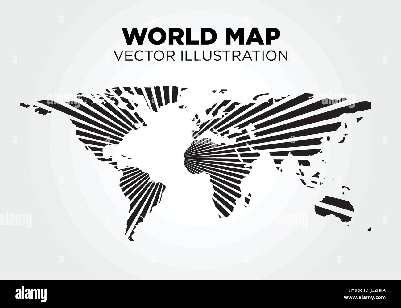 World Map vector illustration Stock Vector