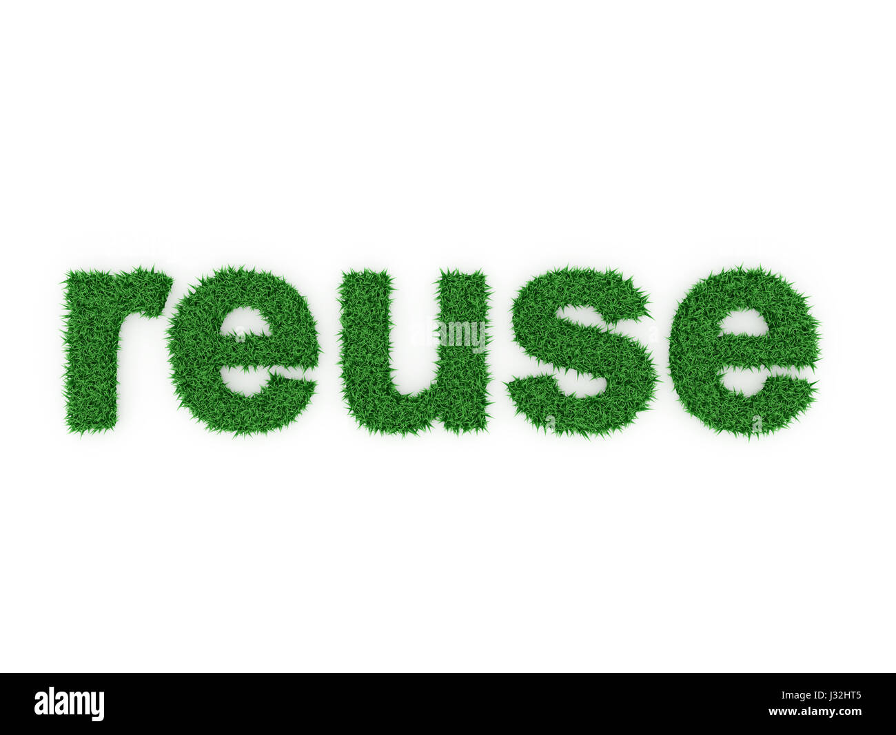 Reuse - 3D Rendered Images Stock Photo