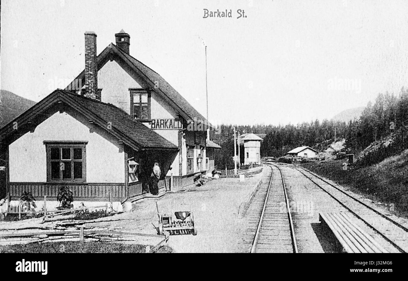 Barkald station 2 Stock Photo Alamy