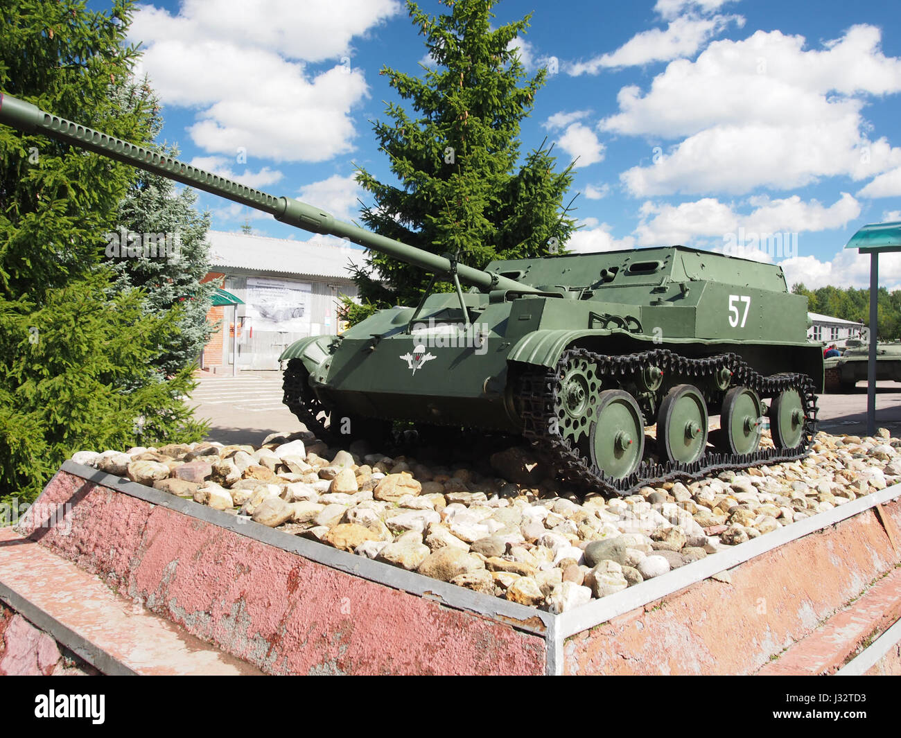 ASU-57 at the Kubinka Tank Museum pic3 Stock Photo