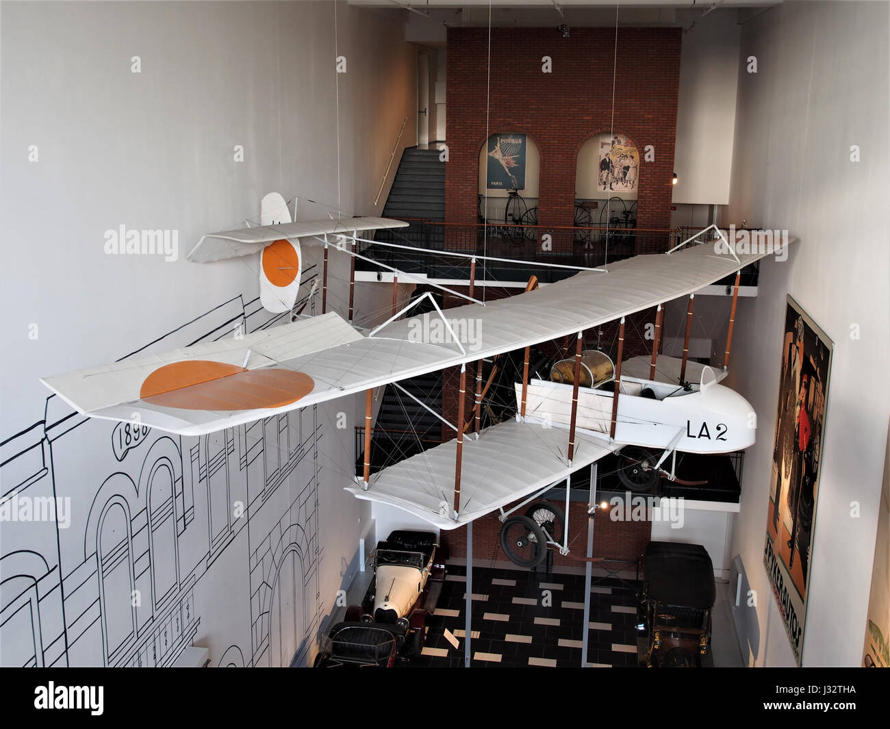 The Farman HF20 replica LA-2 is a model of a historic French biplane ...
