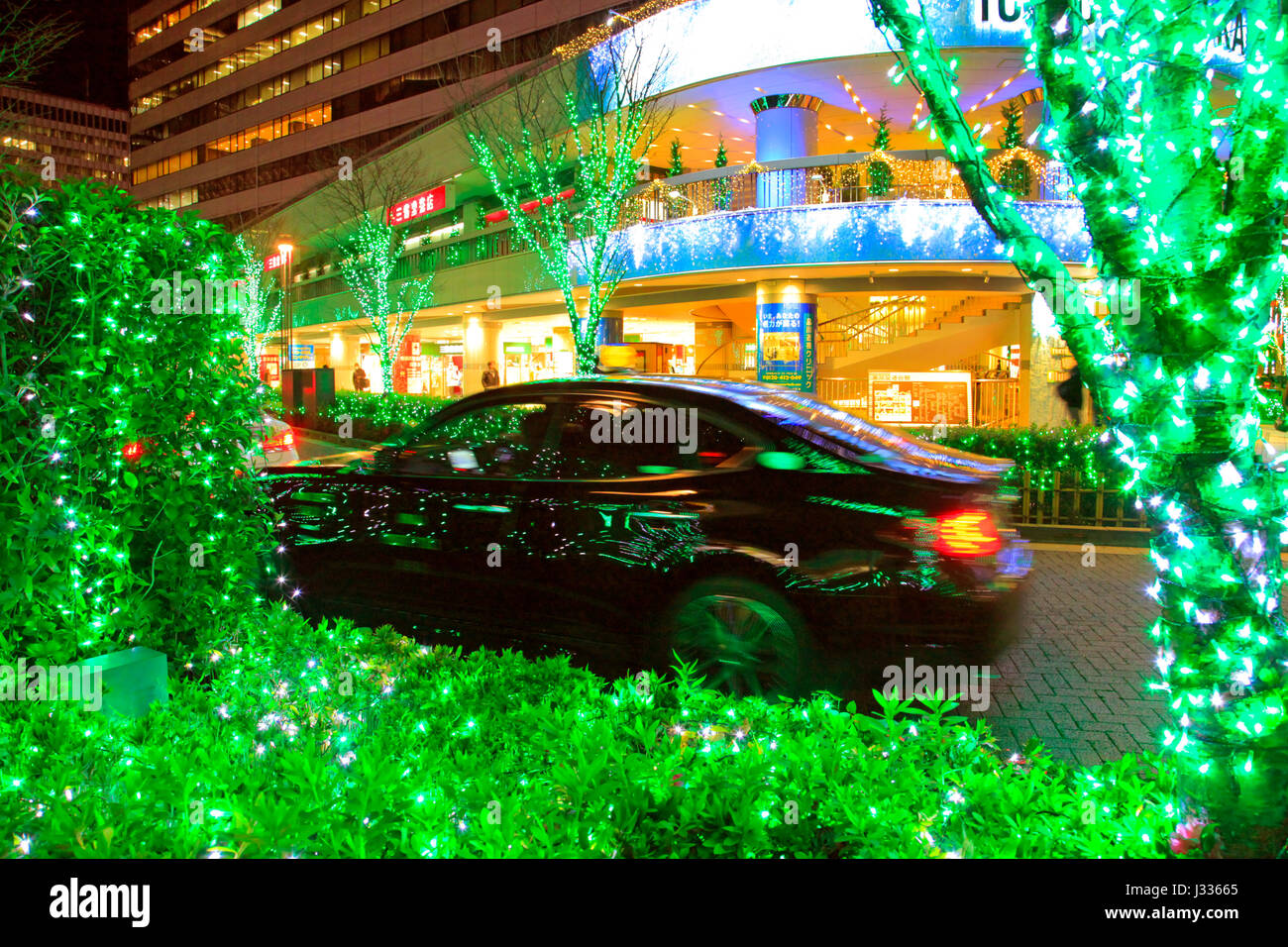 Christmas and Holiday Illumination in Ginza Tokyo Japan Stock Photo - Alamy