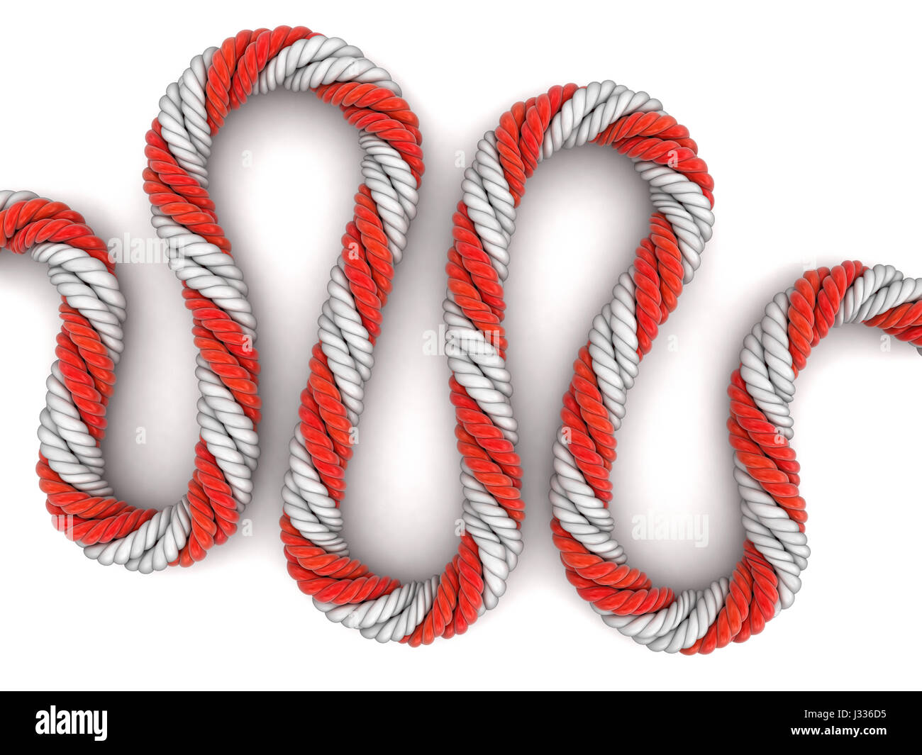 Rope. Image with clipping path Stock Photo - Alamy