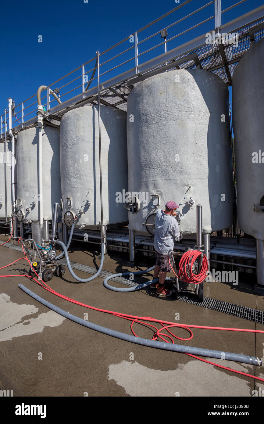 fermentation tanks, fermentation area, Imagery Estate Winery, Glen