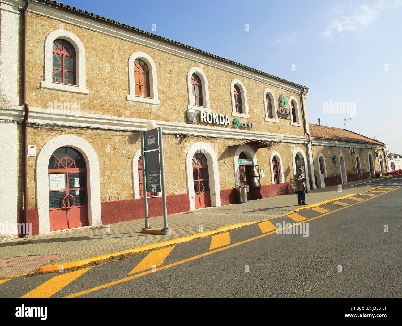 Railway train station building, Ronda, Malaga