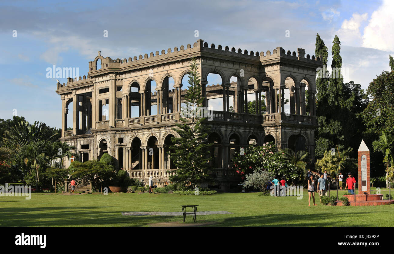 Ruins of a mansion, The Ruins, Bacolod, Negros Occidental, Negros, Philippines, Asia Stock Photo