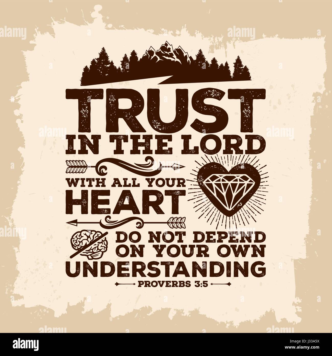 Trust In The Lord With All Your Heart {Poster} Trust In The Lord With All Your Heart {Poster}