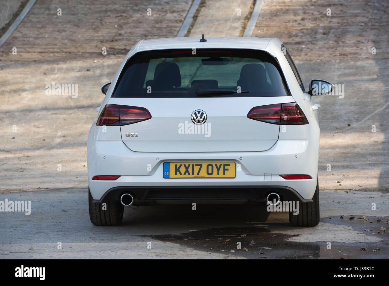 Volkswagen Golf GTI Mk7 built in 2017 being tested at Longcross Testing ...
