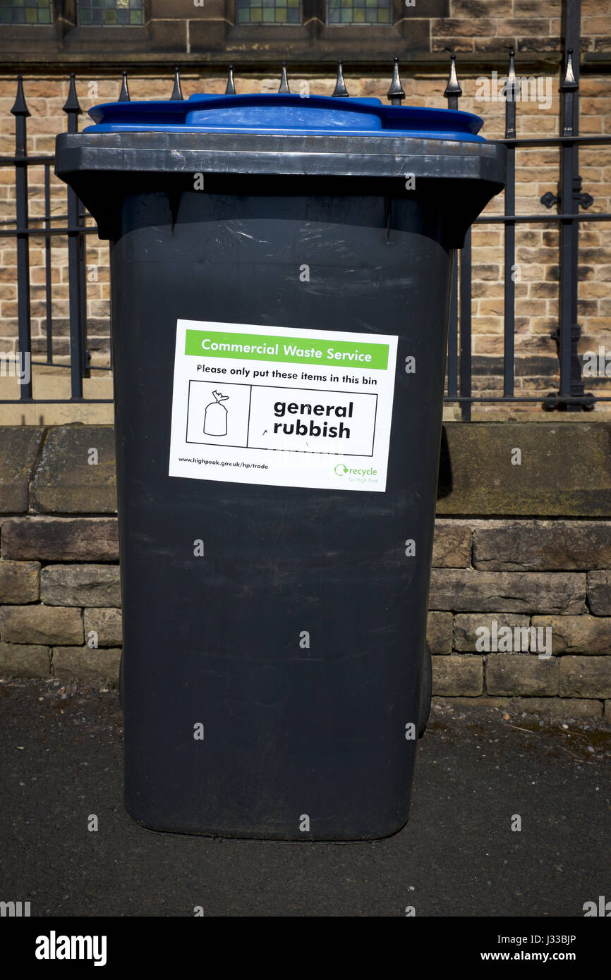 A commercial waste bin Stock Photo Alamy