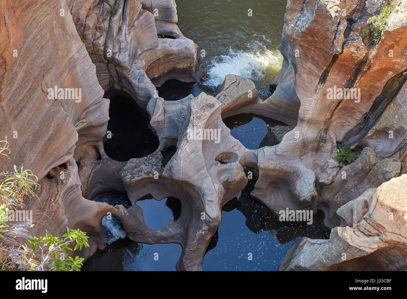 Bourke's Luck Potholes, Blyde River Canyon Nature Reserve Stock Photo -  Alamy