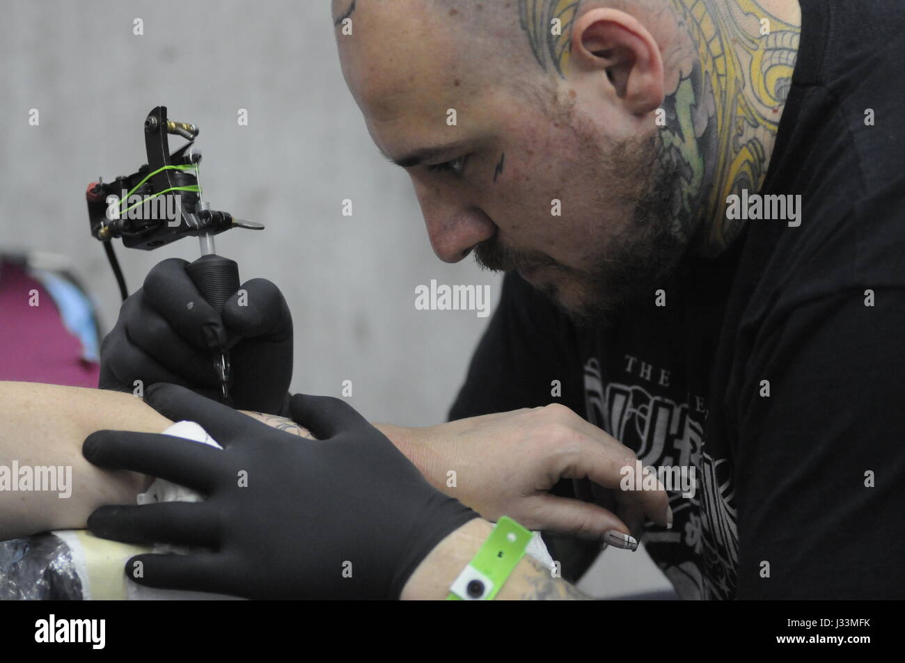 International Tatoo and piercing convention in Lyon Stock Photo Alamy