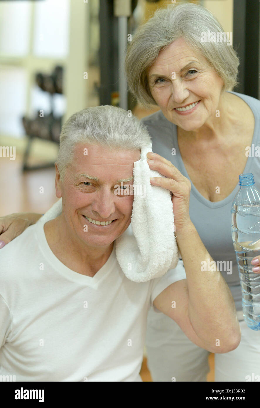 Elderly people exercising hi-res stock photography and images - Alamy