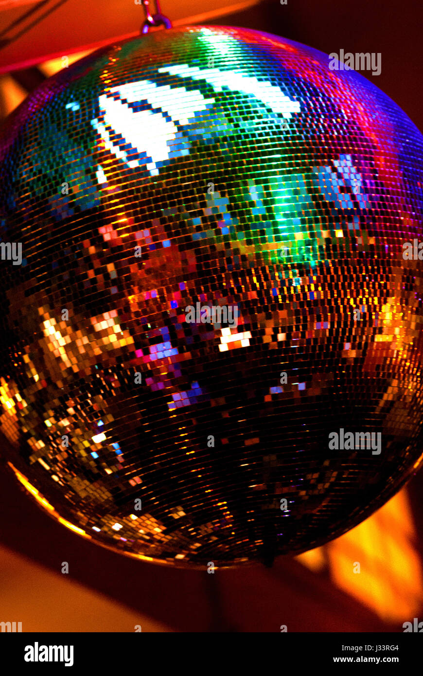 Glitterball / Disco mirror ball Stock Photo