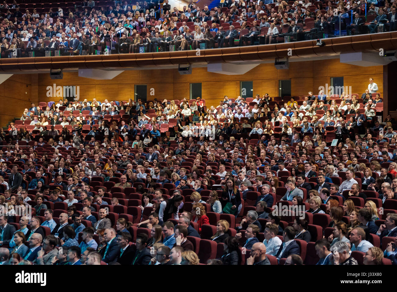 Audience at conference hall Stock Photo - Alamy
