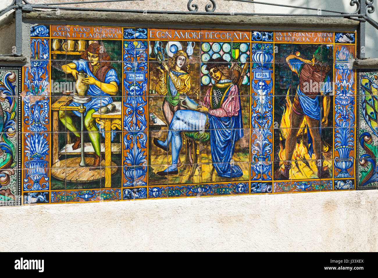 Ceramic tiles italy hires stock photography and images Alamy