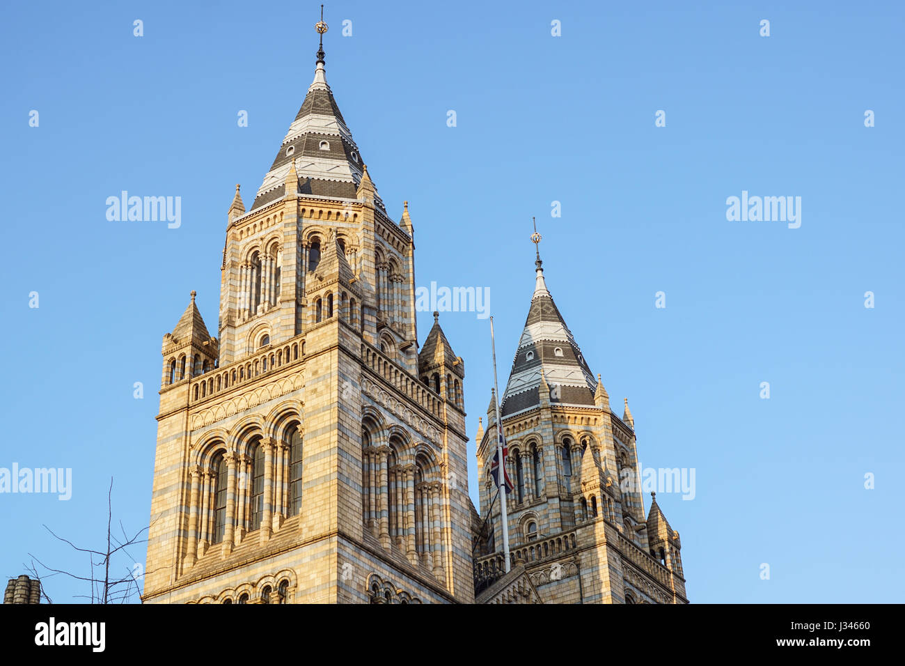 Natural History Museum of London detail , United Kingdom Stock Photo
