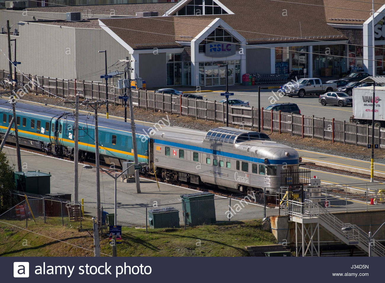 Via Rail Train At The Halifax Train Station Halifax Nova - 