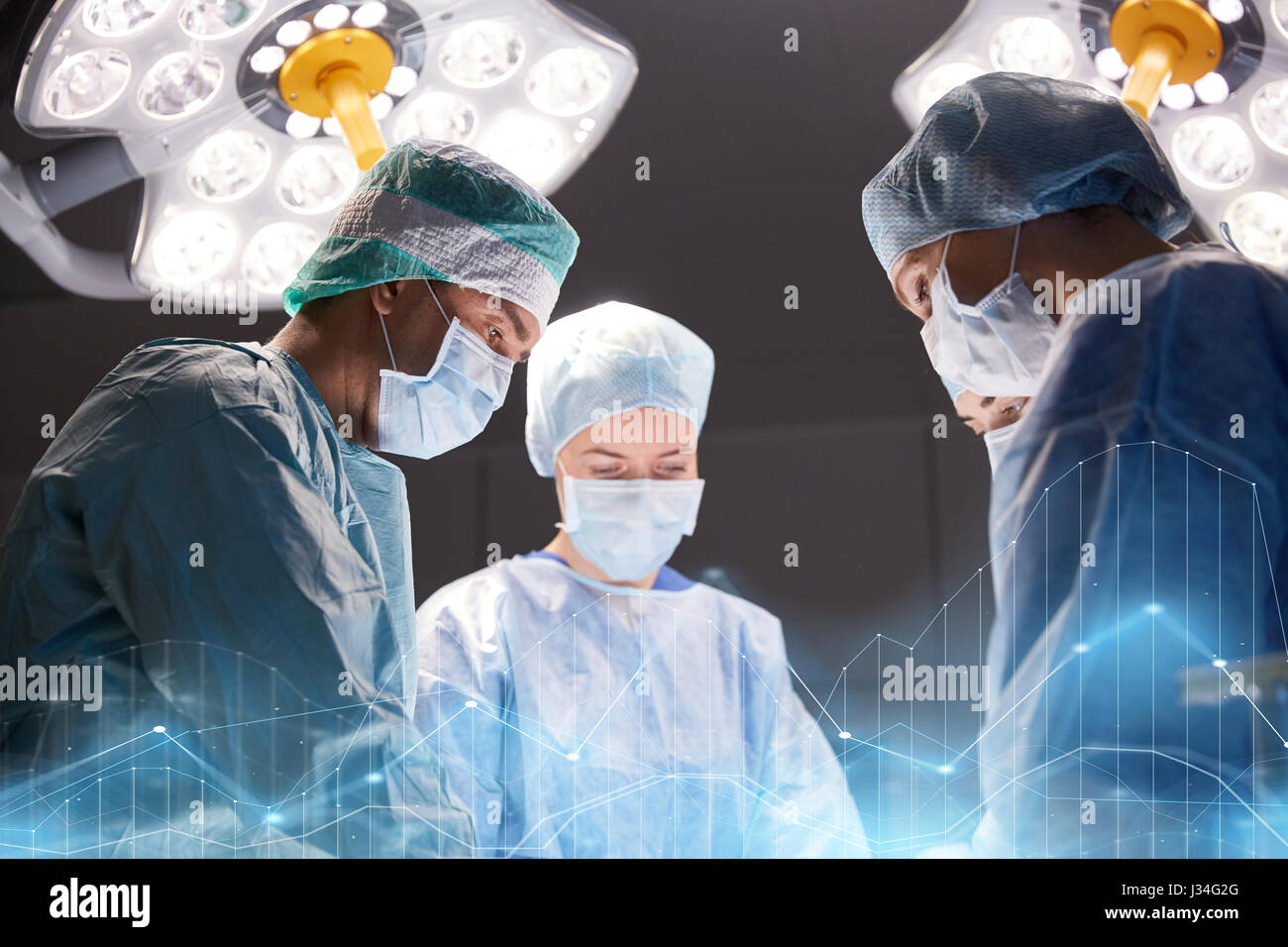 group of surgeons in operating room at hospital Stock Photo - Alamy