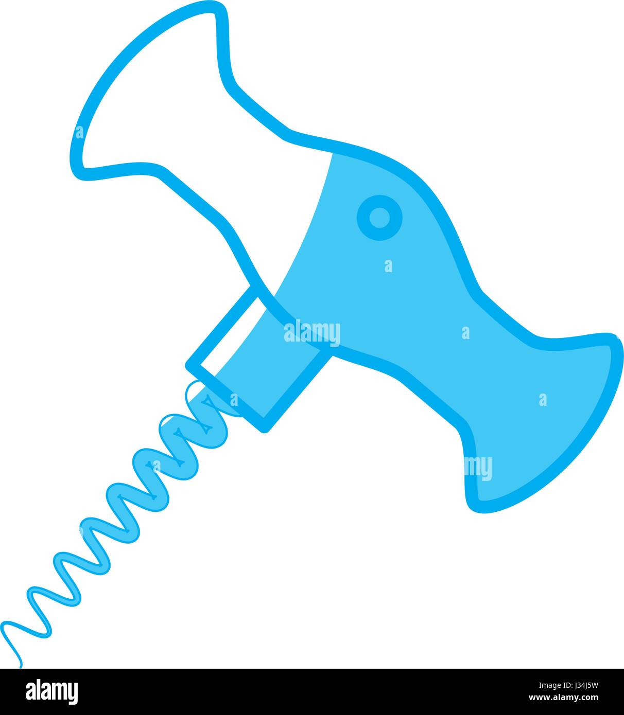 corkscrew tool icon Stock Vector Image & Art - Alamy