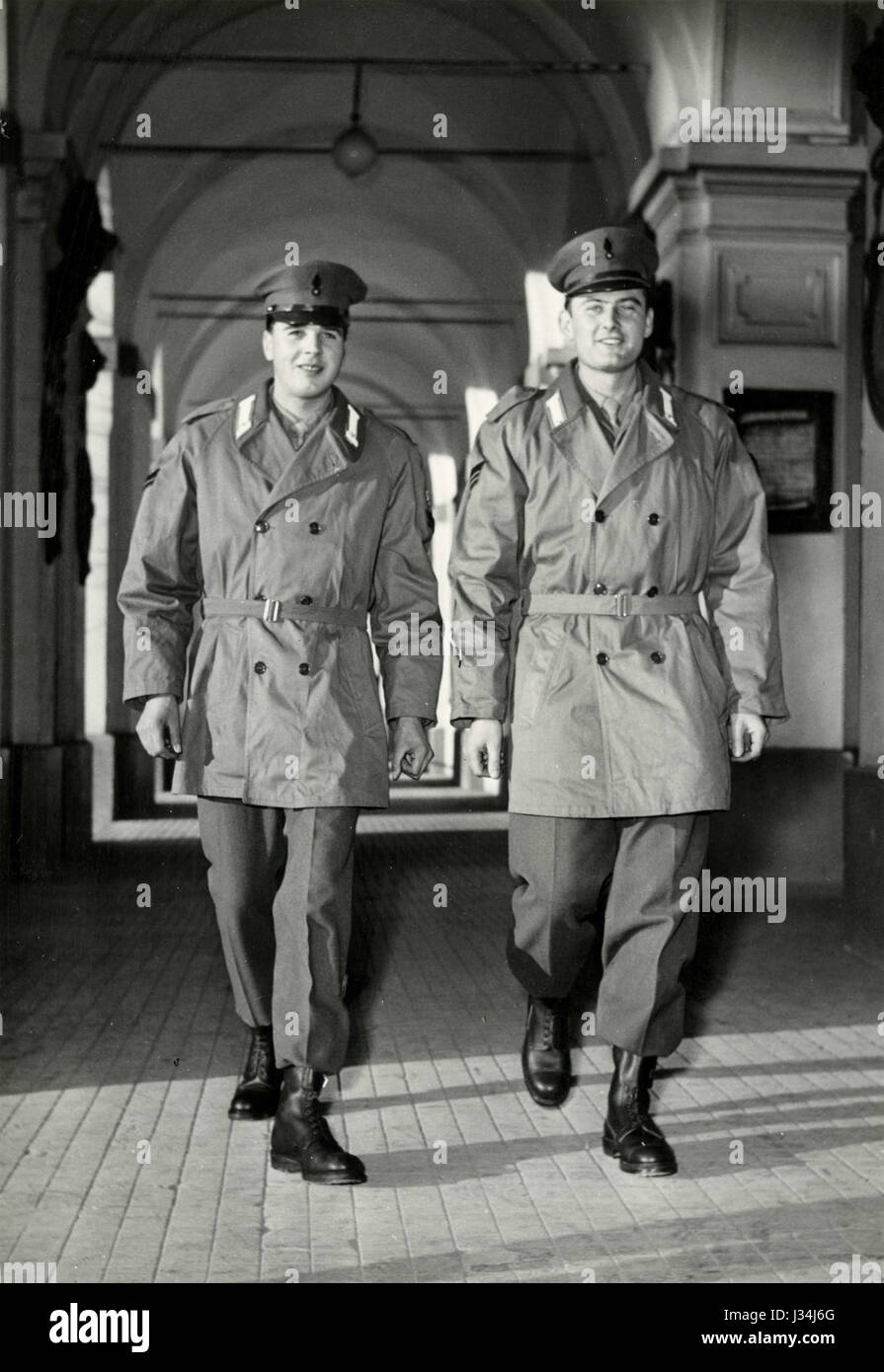 New uniforms for the Italian Republican Army, Italy 1957 Stock Photo