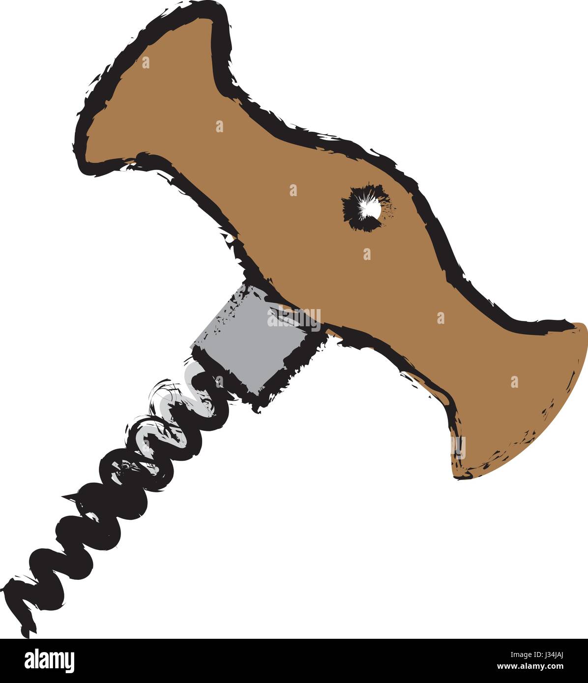 corkscrew tool icon Stock Vector Image & Art - Alamy