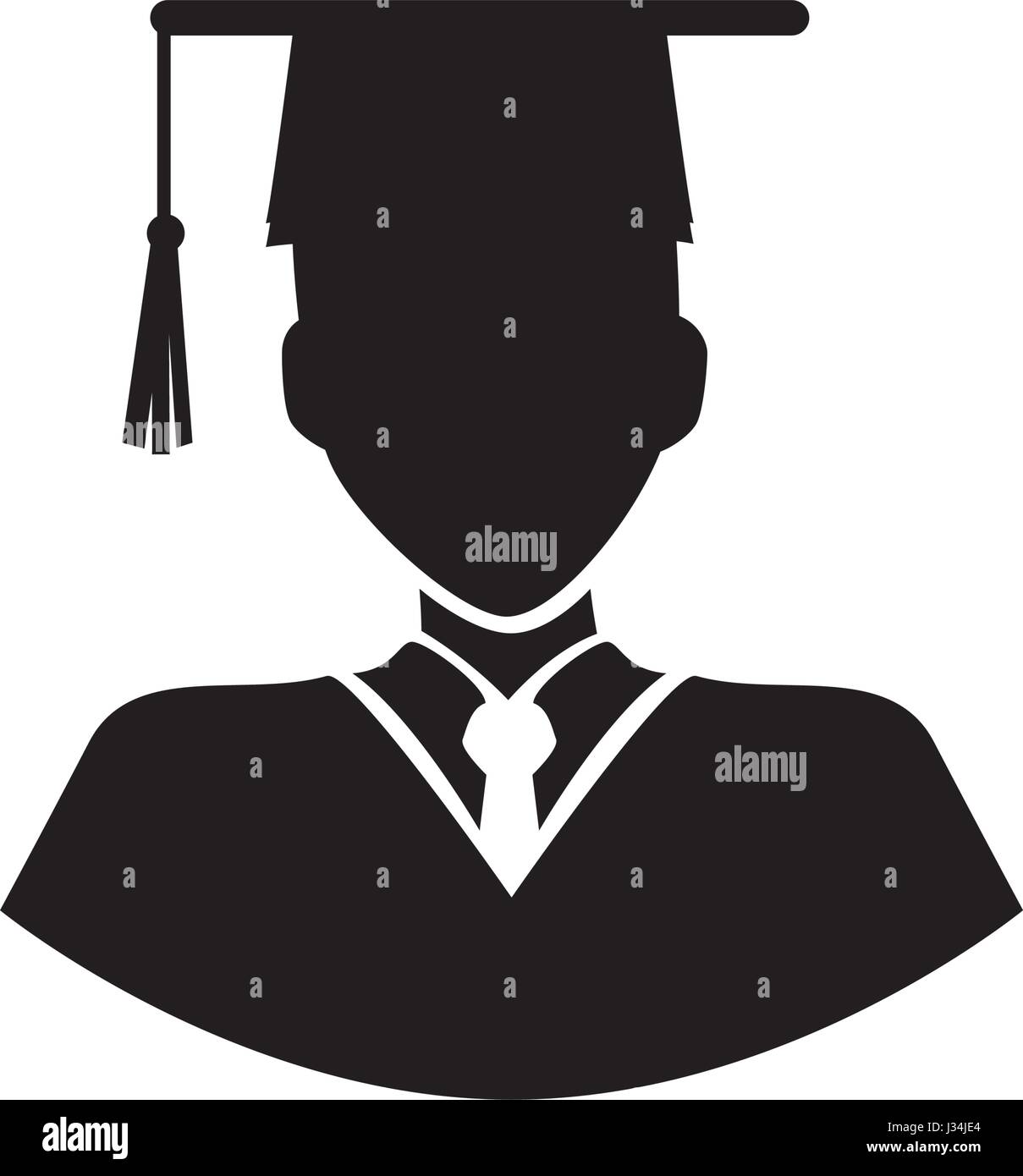 graduate man icon Stock Vector Image & Art - Alamy