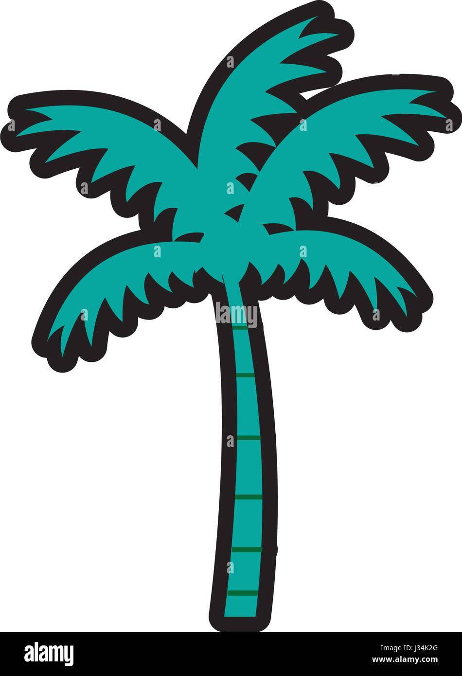 tropical palm icon Stock Vector Image & Art - Alamy