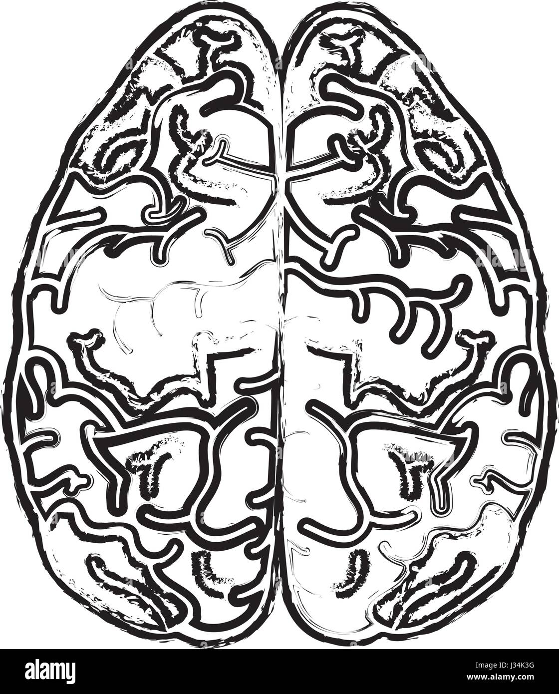 Human brain design Stock Vector Image & Art - Alamy