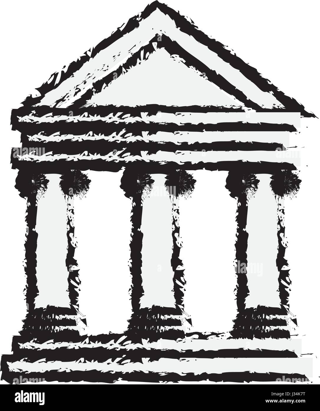 bank building icon Stock Vector Image & Art - Alamy