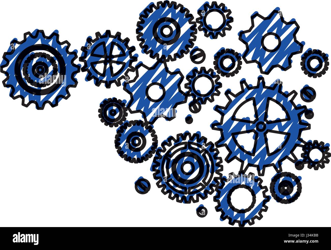 gear wheels design Stock Vector Image & Art - Alamy