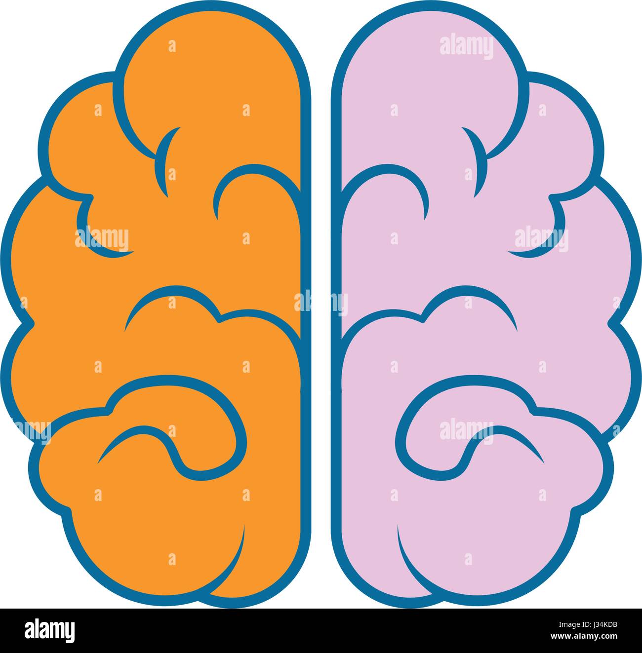human brain icon Stock Vector Image & Art - Alamy