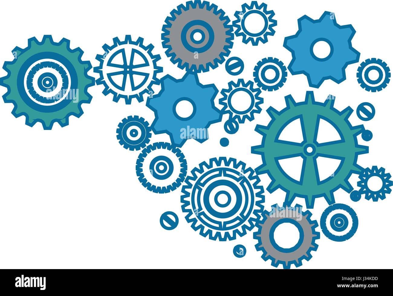 gear wheels icon Stock Vector Image & Art - Alamy