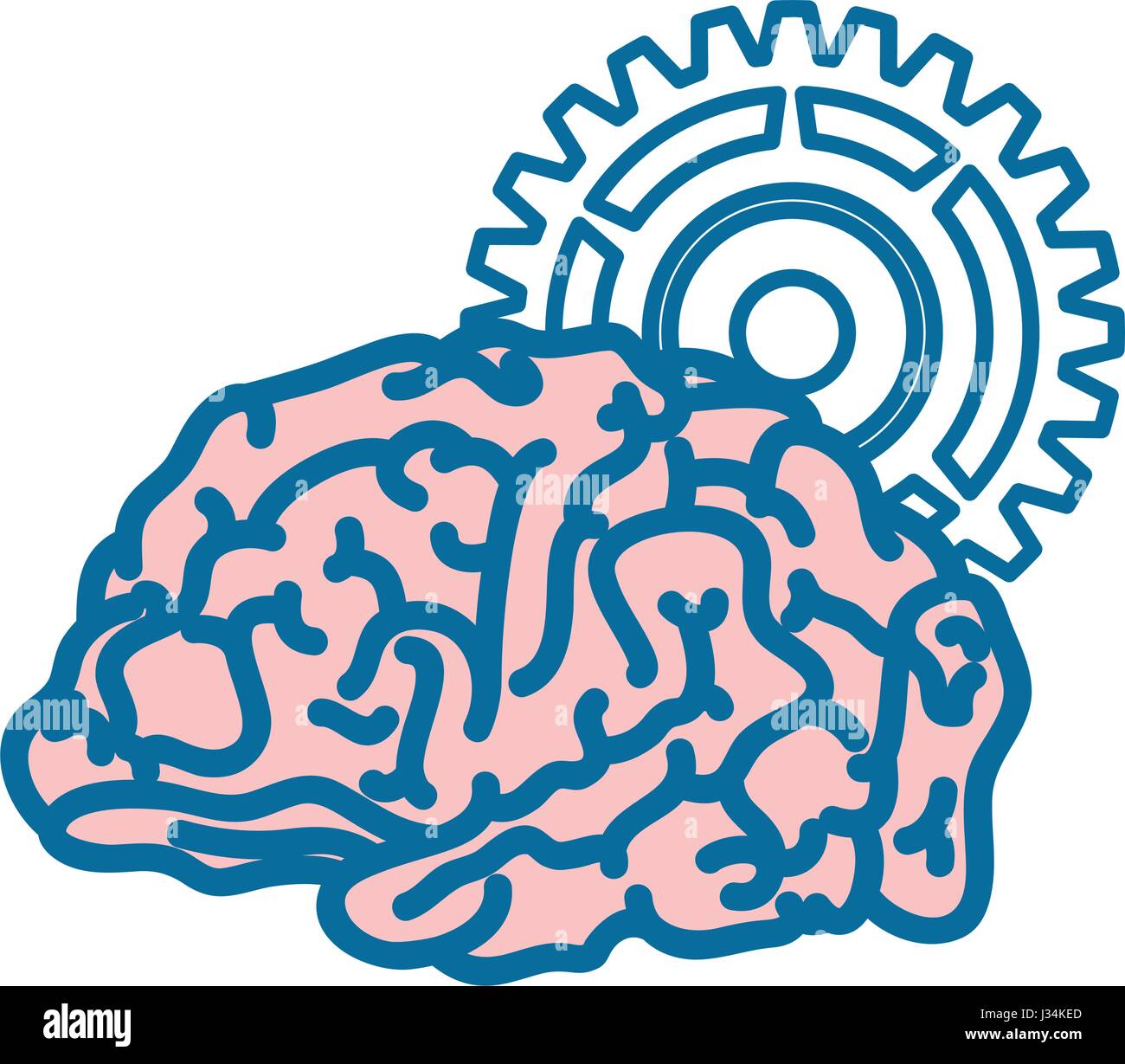 human brain icon Stock Vector Image & Art - Alamy