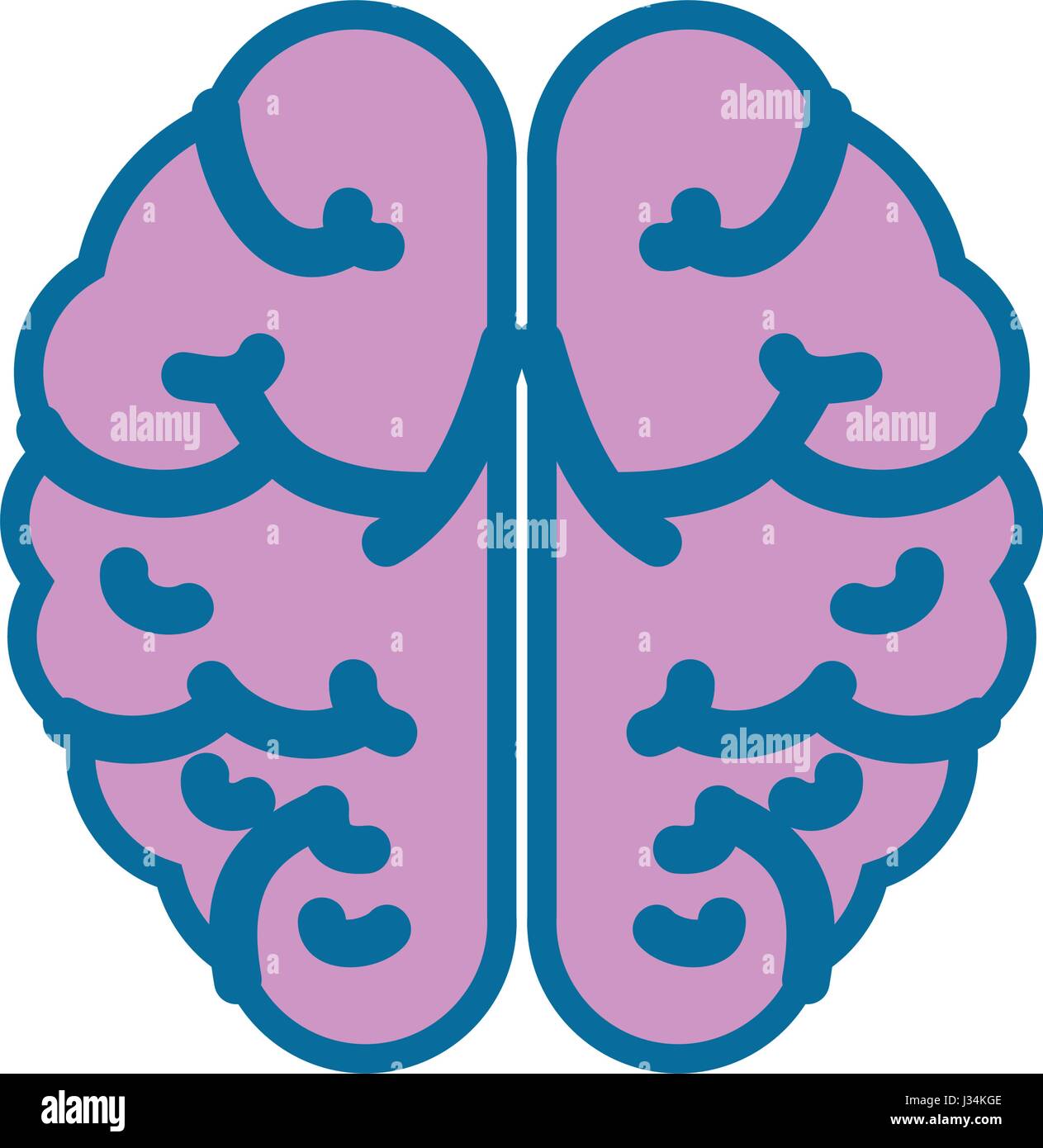 human brain icon Stock Vector Image & Art - Alamy