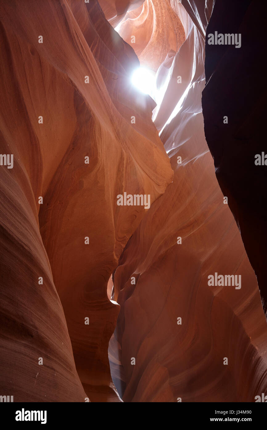 Upper Antelope Canyon, Arizona, United States Stock Photo