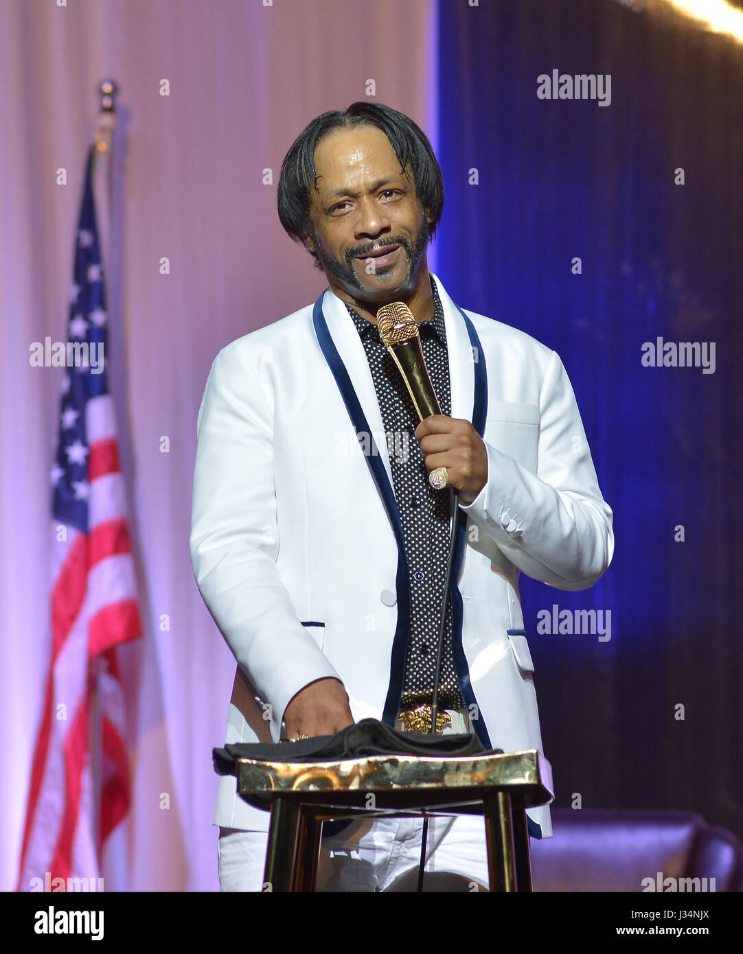 Katt Williams: Great America Tour at the James L. Knight Center Featuring: Katt  Williams Where: Miami, Florida, United States When: 01 Apr 2017 Credit: JLN  Photography/WENN.com Stock Photo - Alamy